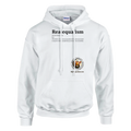 Realequalism Definition Hoodie, 50/50 Cotton/Polyester Blend