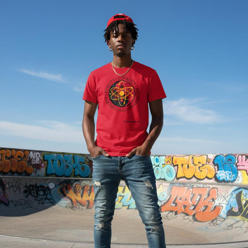 Gelato Realequalism logo print on white 100% cotton T-shirt with black lettering, showcasing casual streetwear style.